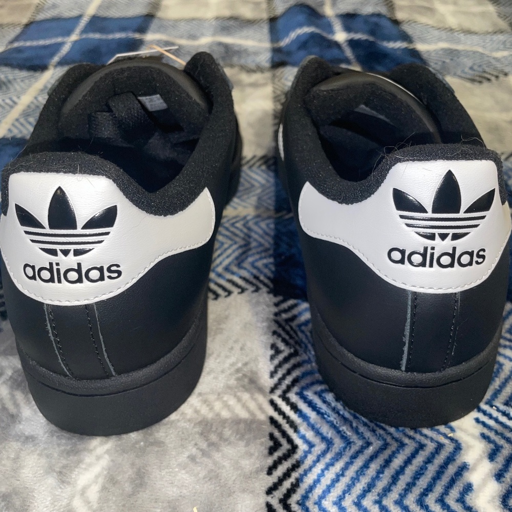 Adidas Unisex Sneakers Black & White Superstar II Size Men 8.5 Women 9.5 NWT - Picture 6 of 10